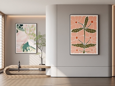 现代北欧挂画 女孩房挂画 办公室挂画 玄关挂画 客厅挂画 书房挂画