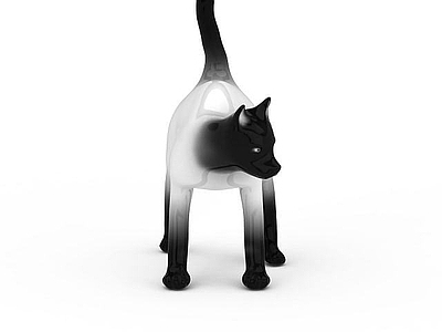 现代工艺品猫