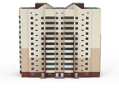 现代其他建筑外观 高层住宅楼