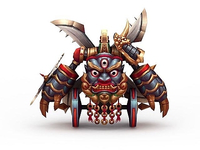 现代虚拟人物 网游恐怖怪兽