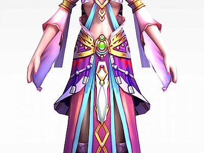 现代虚拟人物 网游仙女