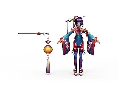 现代虚拟人物 仙侠游戏角色