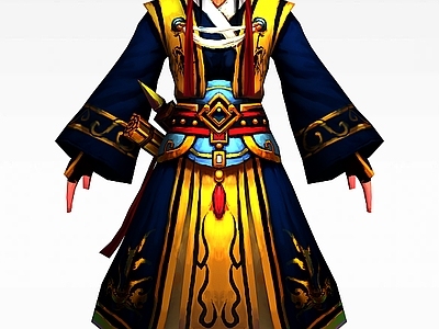 现代虚拟人物 男性网游角色