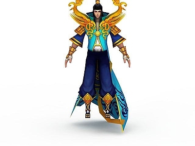 现代虚拟人物 男士网游角色