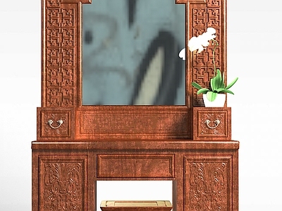 现代书桌 中式梳妆台