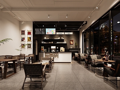 现代奶茶店 奶茶店