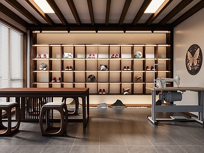 新中式玩具礼品店 展厅