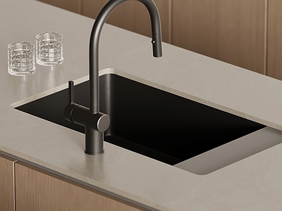 现代水槽 洗菜池 水槽 大单槽