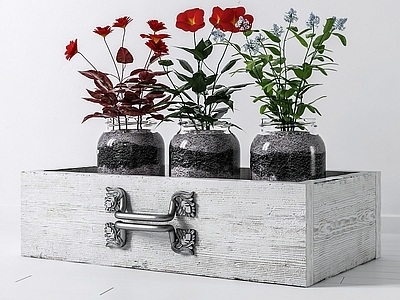 花 现代花瓶花卉 鲜花插花 土培鲜花