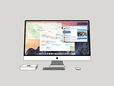 电脑 电脑 iMac 苹果一体机