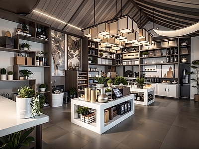 现代其他店铺 文创店
