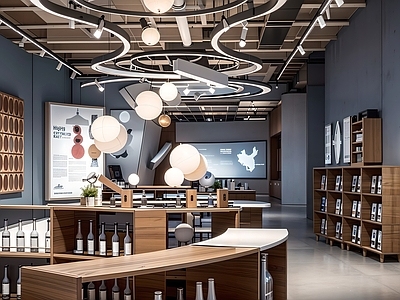现代其他店铺 文创店