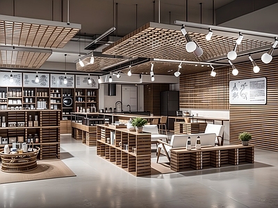 现代其他店铺 文创店