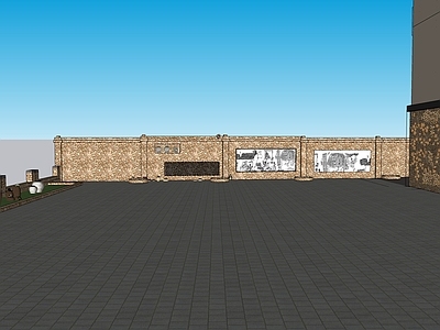 现代展览馆建筑 陶瓷馆 窑