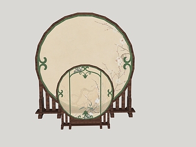 新中式中式屏风 古代屏风 新中式屏风 隔断屏风