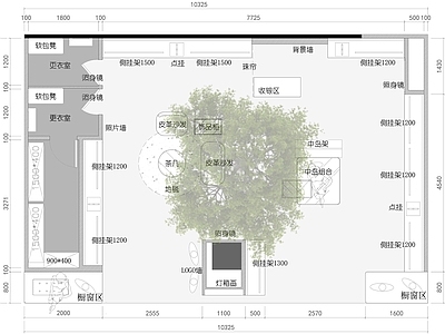 现代服装店 70平服装店 女装店 买手店 精品店 专卖店 施工图