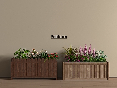 现代屋顶花园 现代屋顶花园 防腐木种植花箱 实木花坛花钵花池