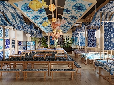 中式教室 扎染教室 刺绣 蜡染 非遗手工 扎染用品