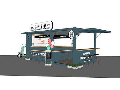 现代其他景观小建筑 集装箱 店面 改造