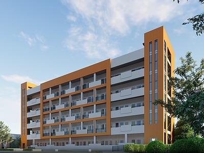 现代学校建筑 学生宿舍 施工图