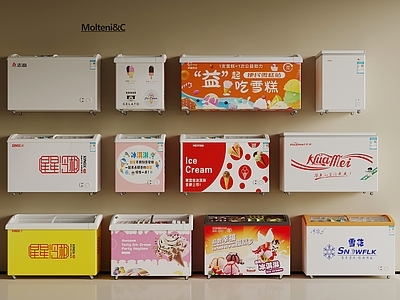 冰柜 现代冰柜 冷藏柜 雪糕柜