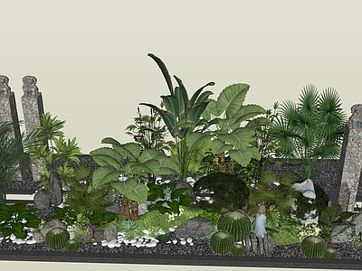 新中式乡村庭院 庭院