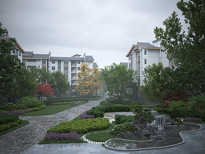 新中式多层住宅楼 新中式安置房