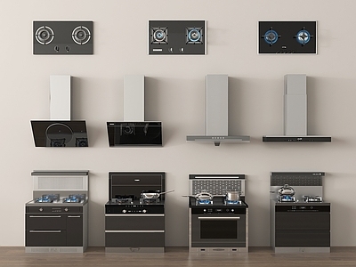 灶台 灶台 集成灶 灶具 炉具 侧吸油烟机