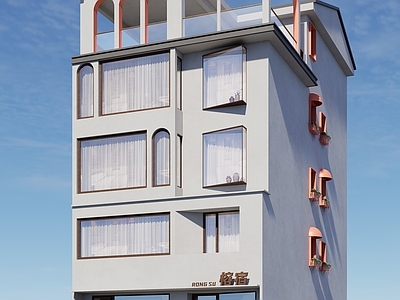 现代风格建筑 现代楼房
