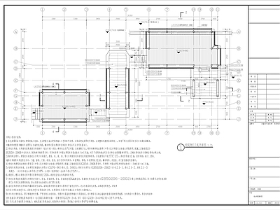 中式廊架 茅草亭 茅草坡顶廊架 施工图
