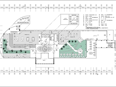 现代屋顶花园 屋顶花园 健身房 花园景观 施工图
