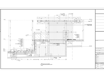 现代廊架 跌水浮岛会客厅 会客厅廊架 跌水水景 施工图