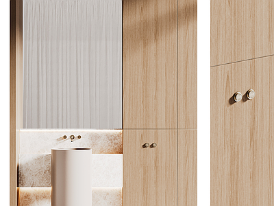 现代欧式封闭式厨房 u型厨房