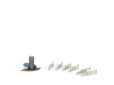 现代其他建筑外观 城市楼房建筑