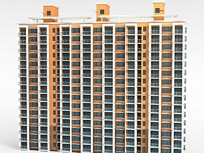 现代其他建筑外观 居民住宅楼
