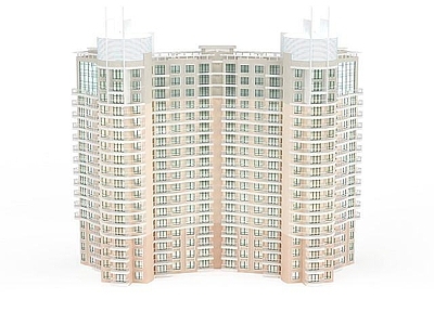 现代其他建筑外观 高层住宅楼