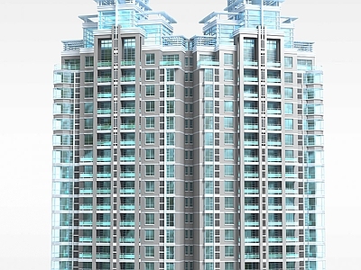 现代其他建筑外观 高层办公楼