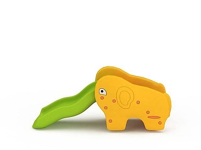 现代公用器材 小象滑梯