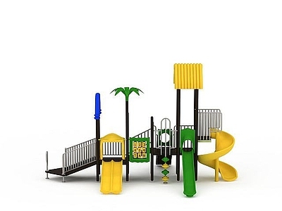 现代娱乐器材 儿童滑梯