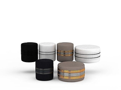 现代其他凳子 圆沙发凳