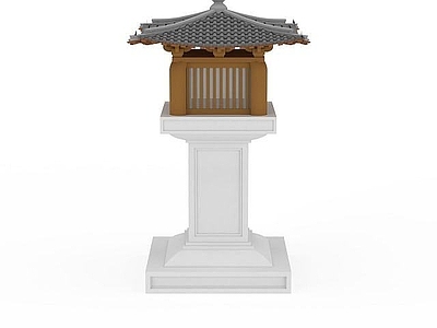 现代其他景观小品 古建石灯