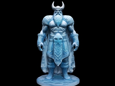 玩具 手办 冰雪王手办 冰雪战士手办 公仔 卡通雕塑