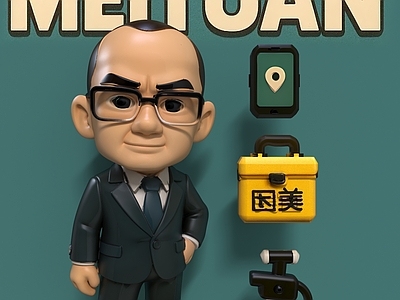 现代玩具 美团 美团手办 美团公仔 玩偶 盲盒