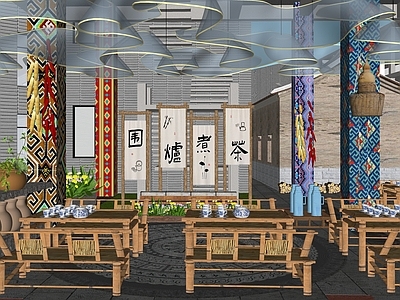 中式商业综合体景观 城市更新旧改街区 文化商业街区 围炉煮茶商业外摆 建筑立面改造 文化传统特色铺装