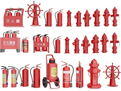 消防栓 消防栓 灭火器 消防器材 设备