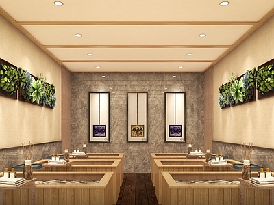 新中式足浴店 桑拿房