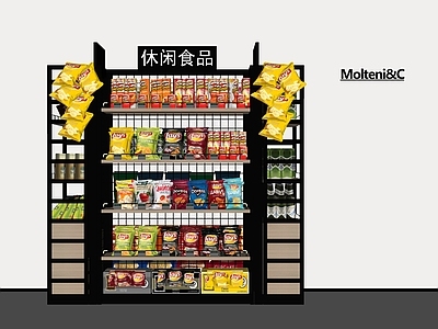 货架 零食货架 超市食品货架