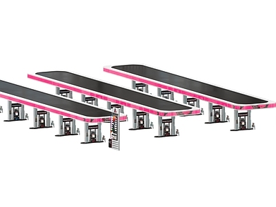 现代加油站 加油站 加气站 充电桩 充电站