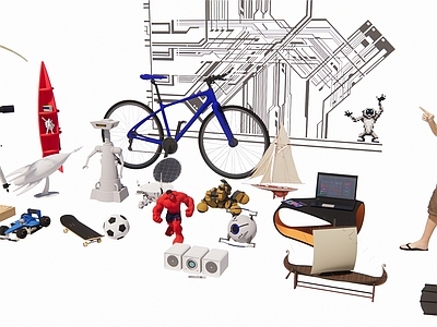 玩具 玩具 手办 公仔 玩具飞机 卡通雕塑
