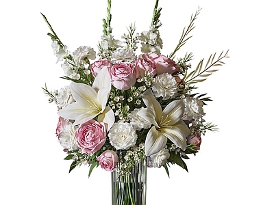 现代花艺 花瓶花卉 鲜花 花卉花艺